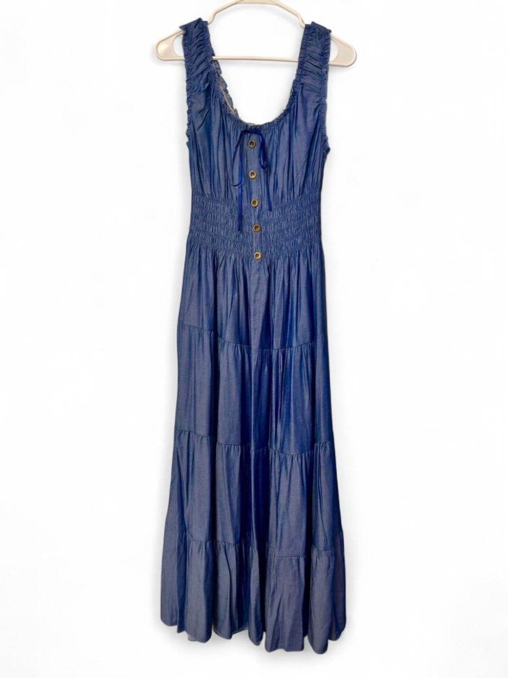 Milkmaid Smocked Tiered Maxi Dress